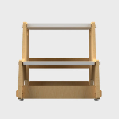 Maroon Apricot |Wooden Step Stool | Verified Sustainable by Brown Living™