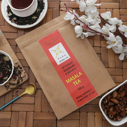 Masala Tea - The Energizer with Great Aroma - 100g - 50 Servings | Verified Sustainable by Brown Living™