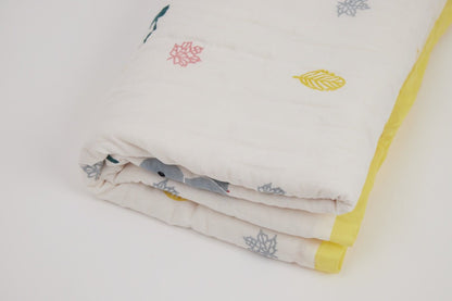 Quilt - K for Koala - Yellow | Verified Sustainable by Brown Living™