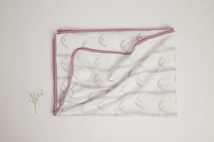 Single Dohar Blanket - K for Koala - Purple | Verified Sustainable by Brown Living™