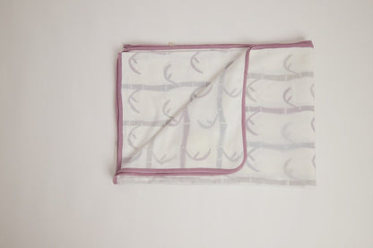 Single Dohar Blanket - K for Koala - Purple | Verified Sustainable by Brown Living™