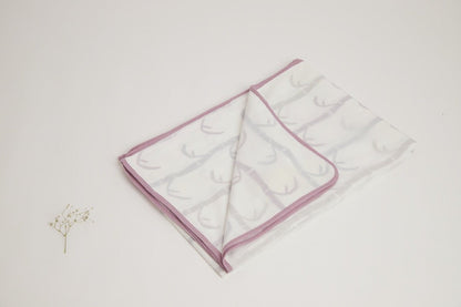 Single Dohar Blanket - K for Koala - Purple | Verified Sustainable by Brown Living™