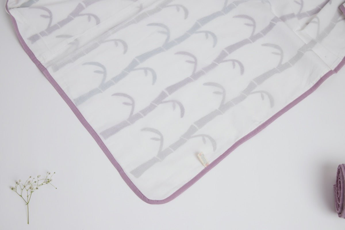Single Dohar Blanket - K for Koala - Purple | Verified Sustainable by Brown Living™