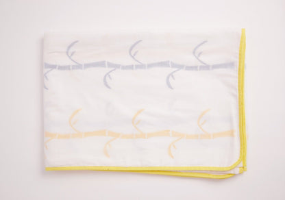 Single Dohar Blanket - K for Koala - Yellow | Verified Sustainable by Brown Living™