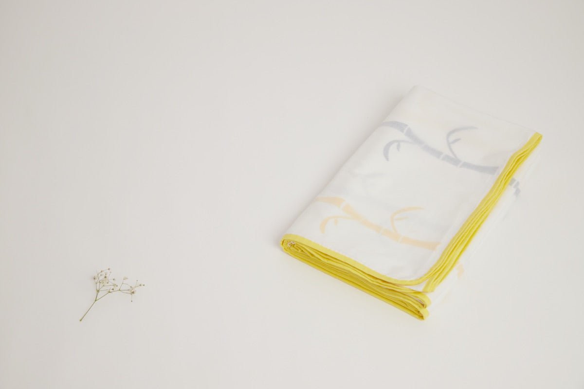 Single Dohar Blanket - K for Koala - Yellow | Verified Sustainable by Brown Living™