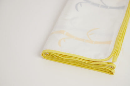 Single Dohar Blanket - K for Koala - Yellow | Verified Sustainable by Brown Living™