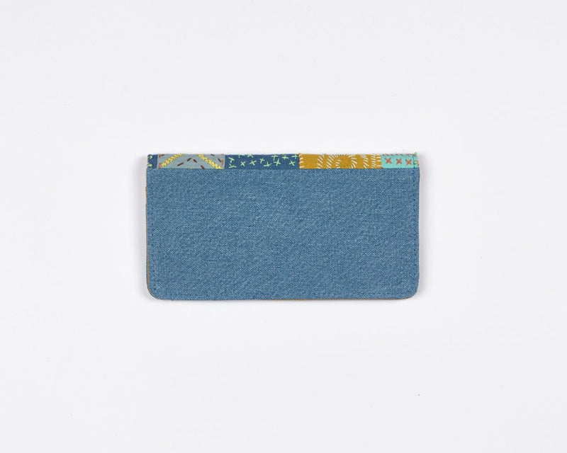 Buy Meadow Sashiko Wallet | Shop Verified Sustainable Products on Brown Living