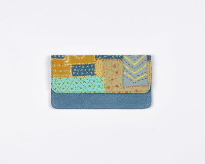 Meadow Sashiko Wallet | Verified Sustainable by Brown Living™