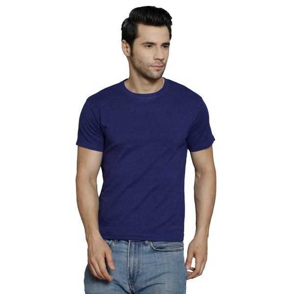 Buy Men's Bamboo Round Neck Half Sleeve Softest T-Shirt Blue (SALE) | Shop Verified Sustainable Products on Brown Living