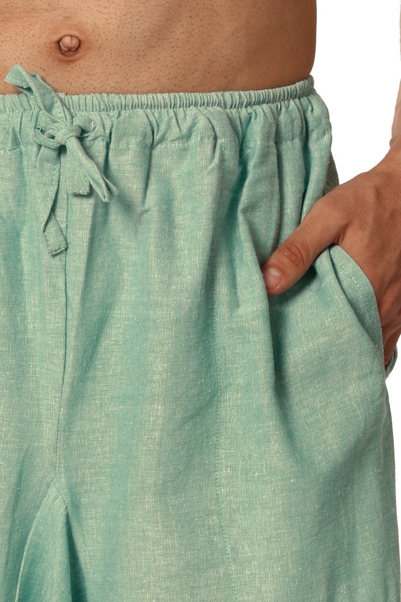 Men's Harem Pack of 2 | Blue and Sea Green | Fits Waist Sizes 28 to 36 Inches | Verified Sustainable by Brown Living™