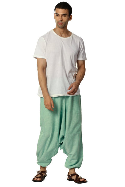 Men's Harem Pack of 2 | Blue and Sea Green | Fits Waist Sizes 28 to 36 Inches | Verified Sustainable by Brown Living™