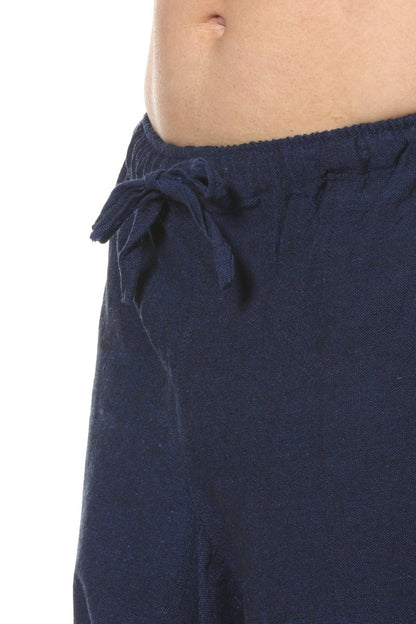 Men's Harem Pack of 2 | Dark Blue & Cream | Fits Waist Sizes 28 to 36 Inches | Verified Sustainable by Brown Living™