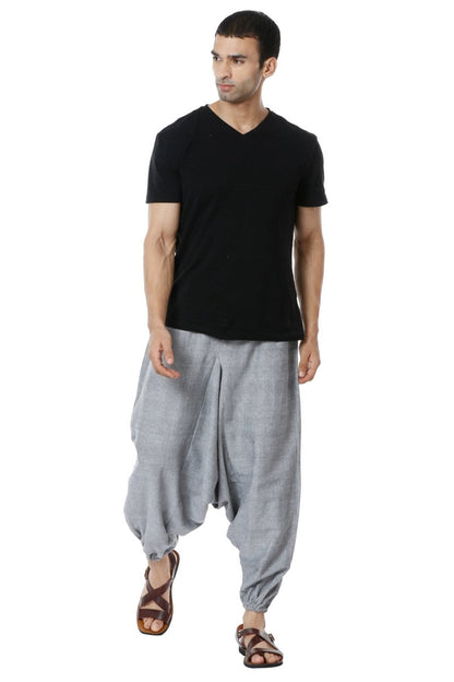 Men's Harem Pack of 2 | Dark Blue & Grey | Fits Waist Sizes 28 to 36 Inches | Verified Sustainable by Brown Living™