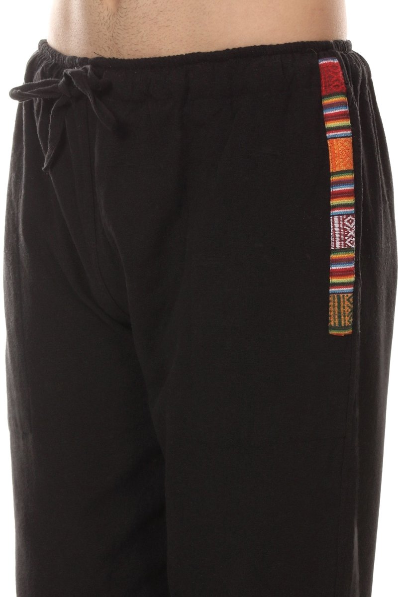 Buy Men's Designer Lounge Pants | Black | GSM-170 | Free Size | Shop Verified Sustainable Products on Brown Living
