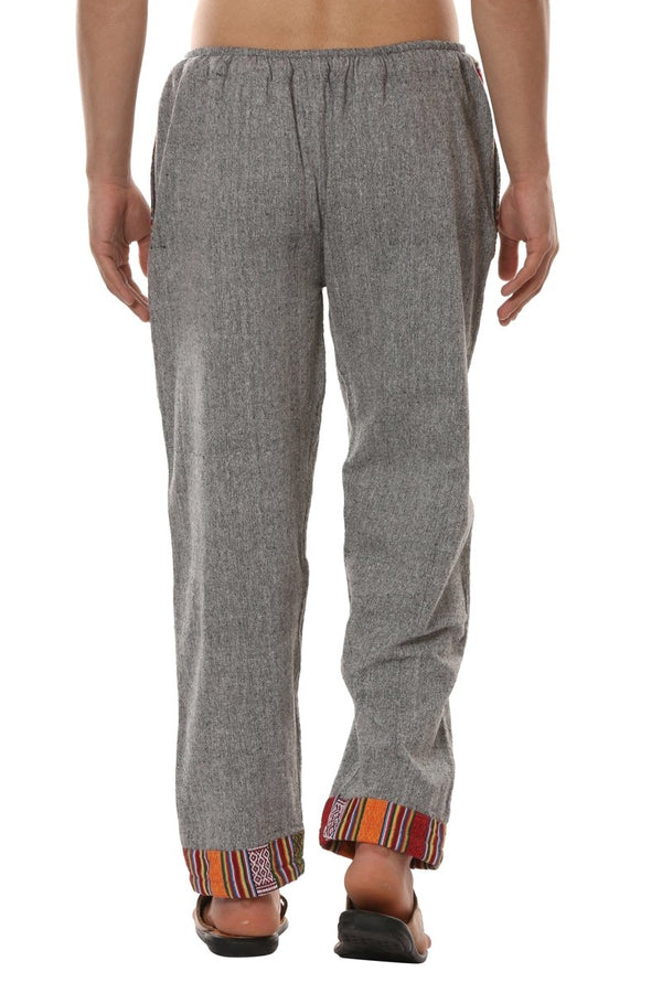 Buy Men's Designer Lounge Pants | Grey | GSM-170 | Free Size | Shop Verified Sustainable Products on Brown Living