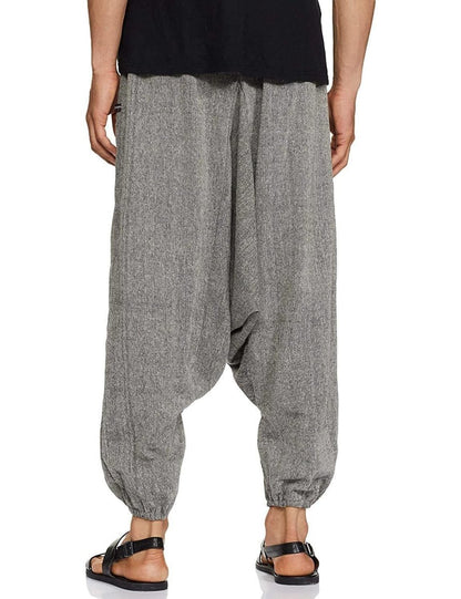 Men's Harem Pant | Grey | Fits Waist Size 26" to 38" | Verified Sustainable by Brown Living™