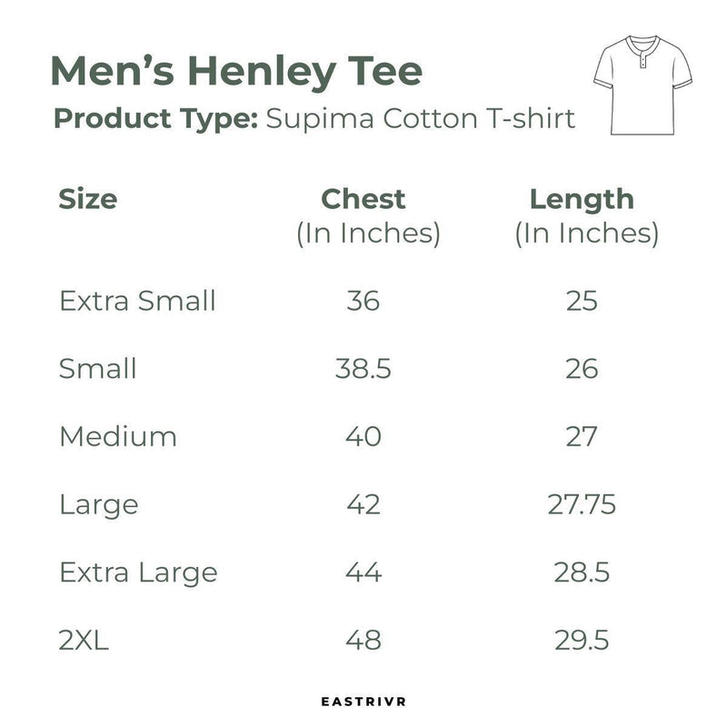 Men's Henley Tee - Supima Cotton - Aqua Teal - The Liquid Touch | Verified Sustainable by Brown Living™