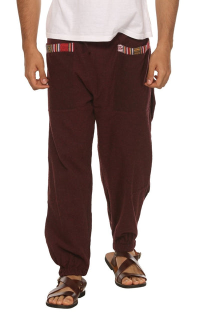 Men's Hopper | Maroon | Fits Waist Sizes 28 to 38 Inches | Verified Sustainable by Brown Living™