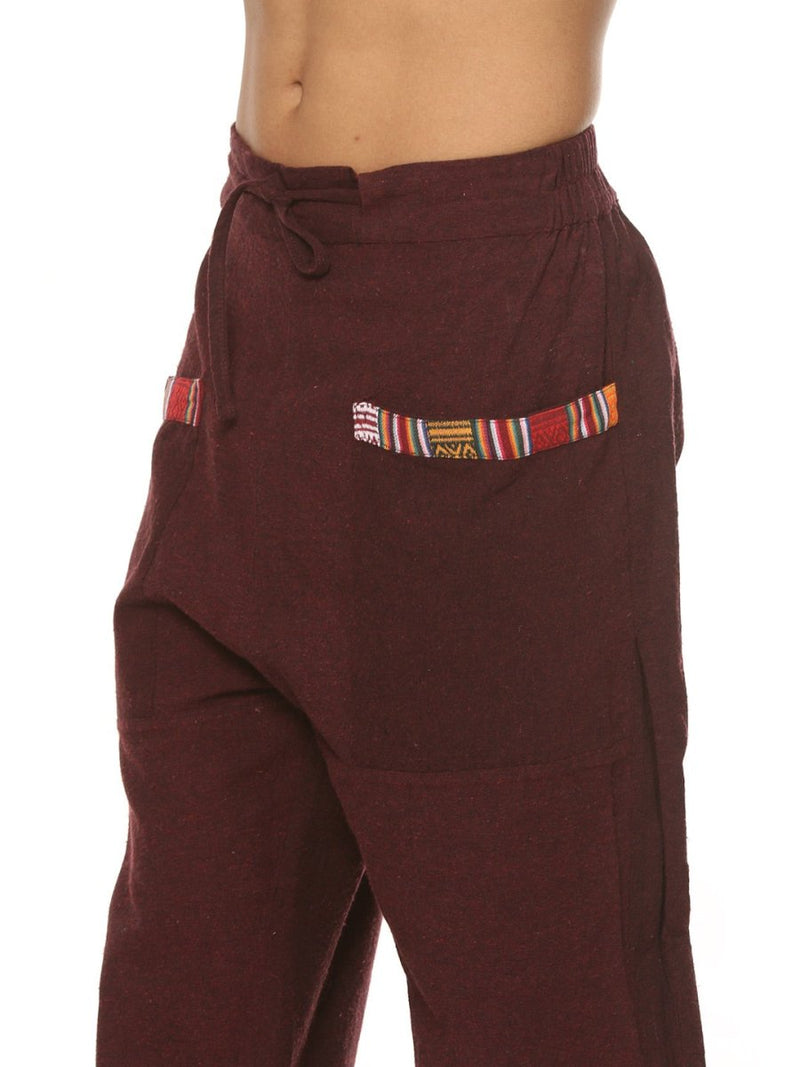 Buy Men's Hopper | Maroon | Fits Waist Sizes 28 to 38 Inches | Shop Verified Sustainable Products on Brown Living