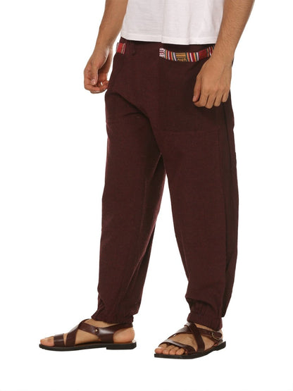 Men's Hopper | Maroon | Fits Waist Sizes 28 to 38 Inches | Verified Sustainable by Brown Living™