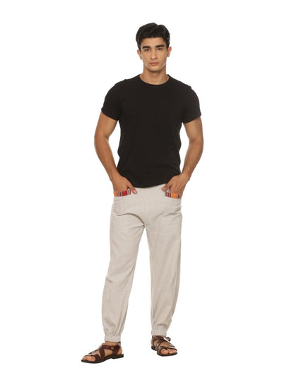 Men's Hopper | Melange Grey | Fits Waist Sizes 28 to 38 Inches | Verified Sustainable by Brown Living™