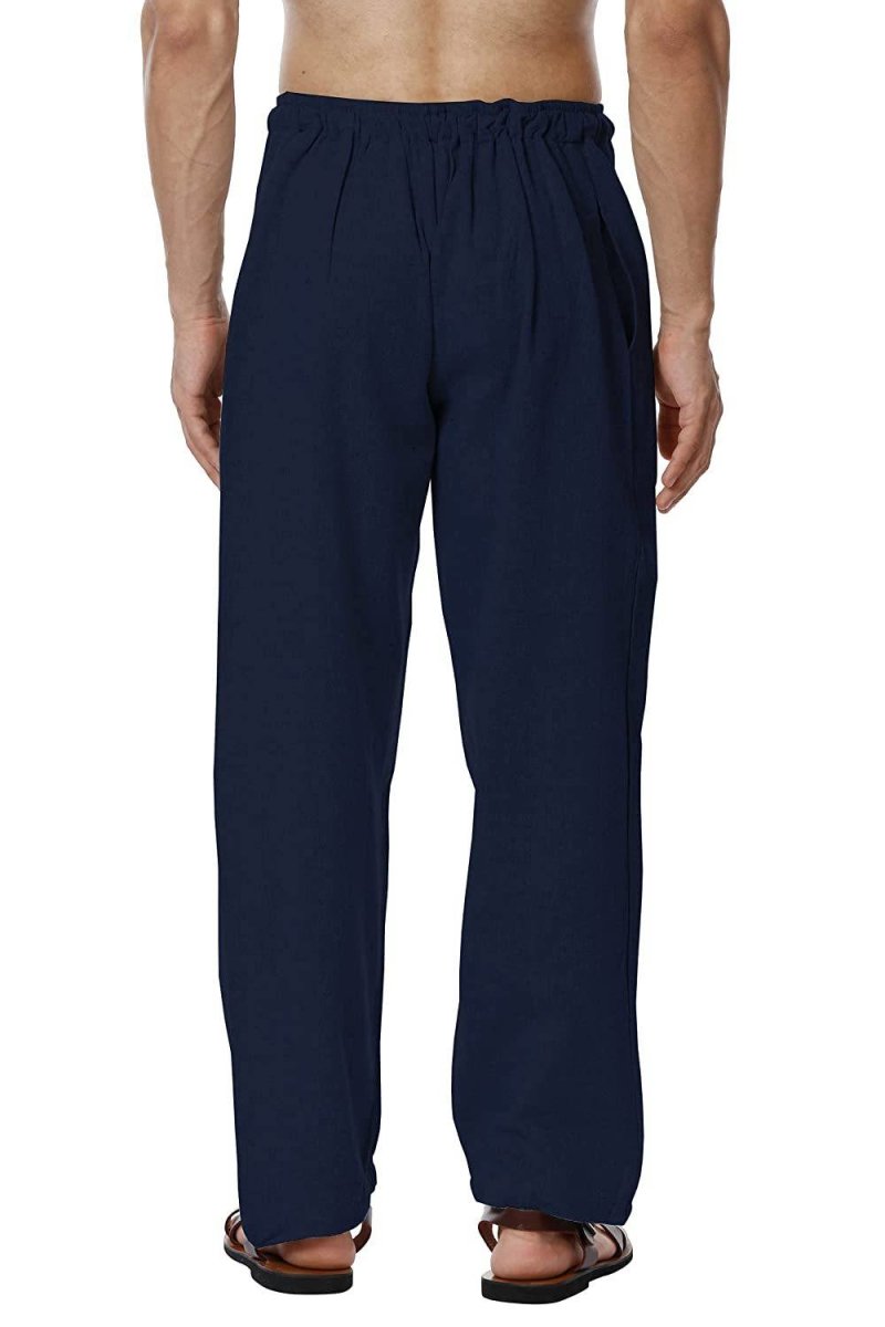 Buy Men's Lounge Pant | Dark Blue | GSM-170 | Free Size | AT1011 | Shop Verified Sustainable Products on Brown Living