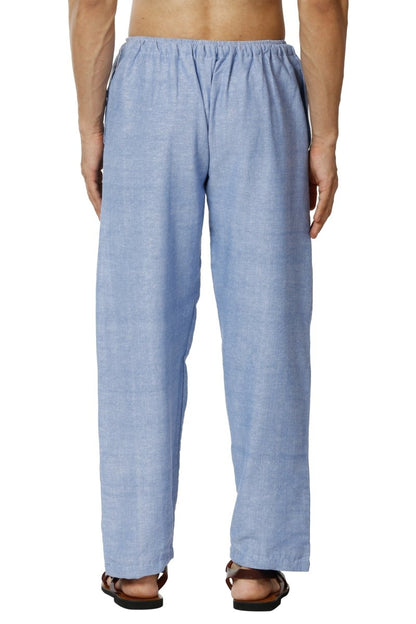 Men's Lounge Pants | Blue | Fits Waist Size 28" to 36" | Verified Sustainable by Brown Living™