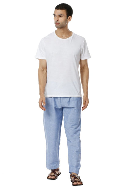 Men's Lounge Pants | Blue | Fits Waist Size 28" to 36" | Verified Sustainable by Brown Living™