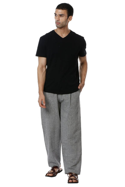 Men's Lounge Pants | Grey | Fits Waist Size 28" to 36" | Verified Sustainable by Brown Living™