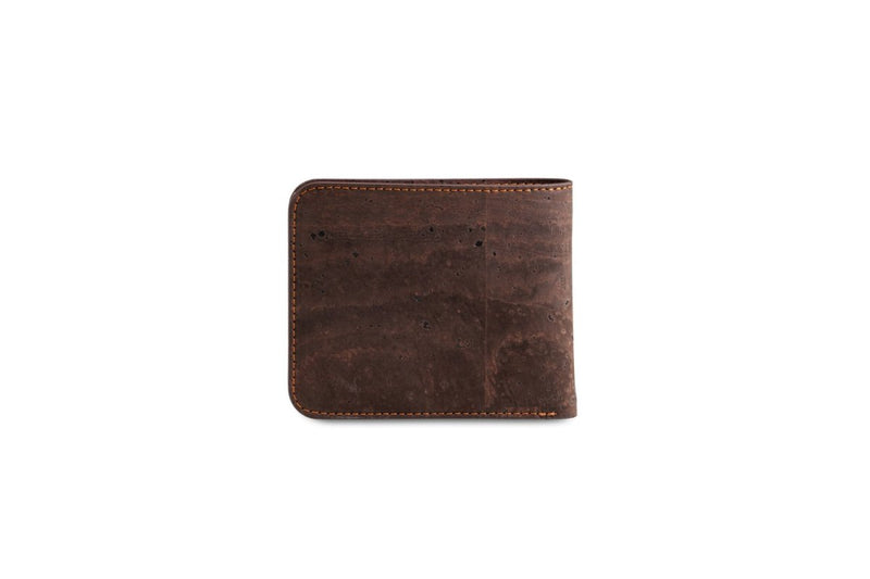 Buy Metsa Men's Bi-fold Cork Wallet - Woodland Brown | Shop Verified Sustainable Products on Brown Living