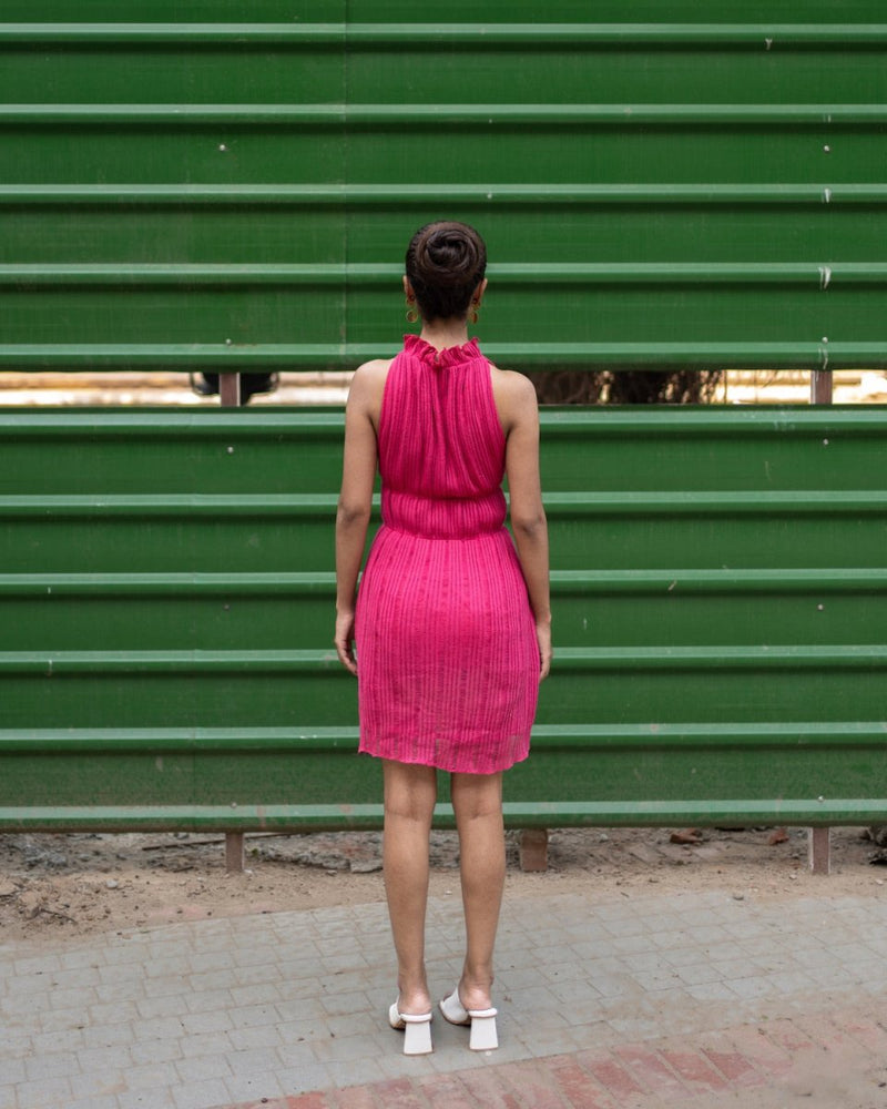 Buy Mia Dress - Bright Pink | Shop Verified Sustainable Womens Dress on Brown Living™
