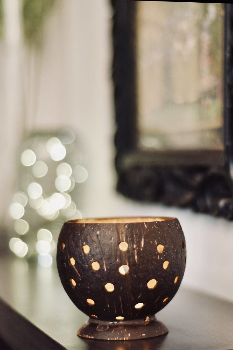 Buy Milena Coconut Votive Holder | Shop Verified Sustainable Products on Brown Living
