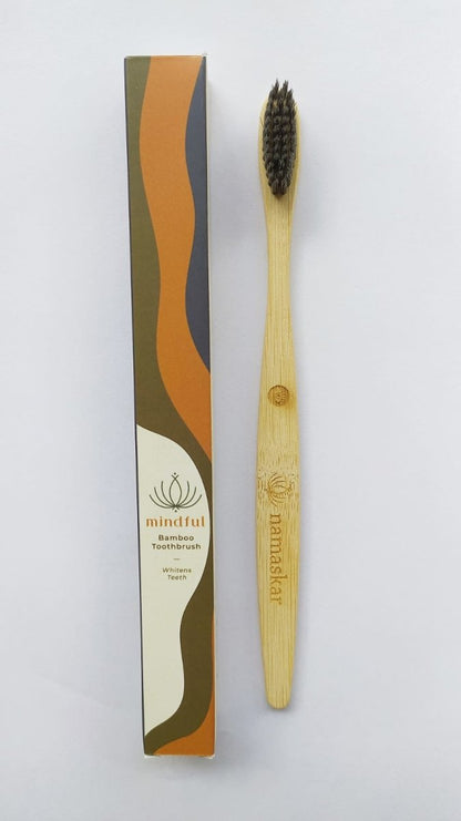 Mindful | Bamboo Toothbrush | 100% Compostable | Verified Sustainable by Brown Living™