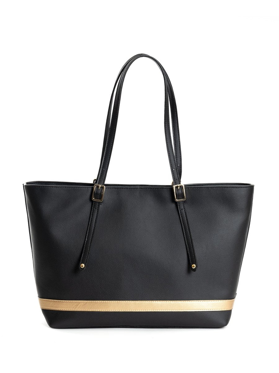 Minerva (Black) | Women's bag made with Cactus Leather | Verified Sustainable by Brown Living™