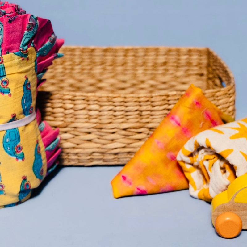 Buy Mini Aloka Baby Hamper- Starry Yellow | Shop Verified Sustainable Products on Brown Living