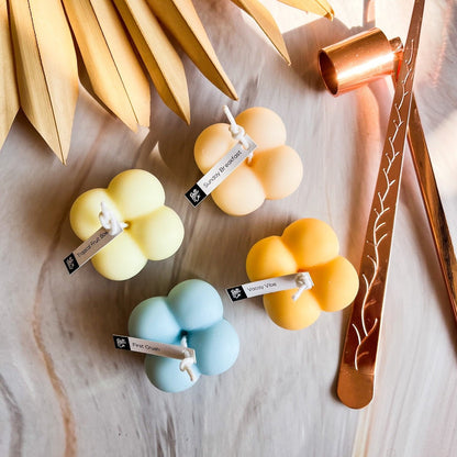 Mini Bubble Candle (Set of 4) – Candles & Fragrances by Batti & Co. available on Brown Living™. 35g each . SKU: BCBL34. Img 2.