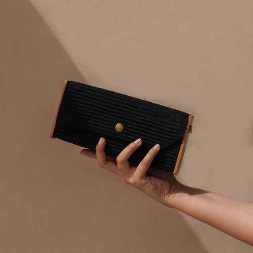 Mini Clutch - Black | Verified Sustainable by Brown Living™