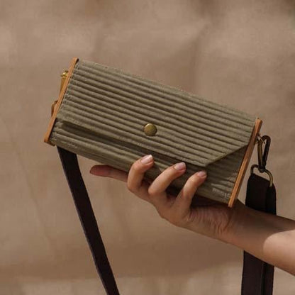 Mini Clutch - Khaki | Verified Sustainable by Brown Living™