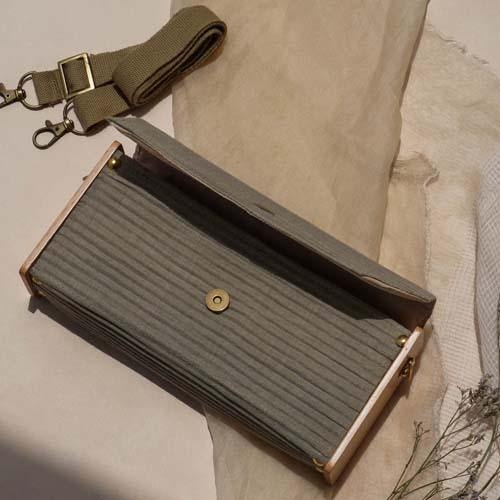 Mini Clutch - Khaki | Verified Sustainable by Brown Living™