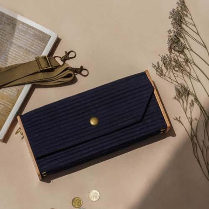 Mini Clutch - Navy Blue | Verified Sustainable by Brown Living™