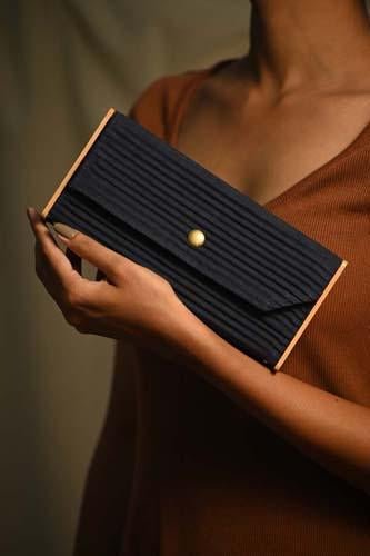 Buy Mini Clutch - Navy Blue | Shop Verified Sustainable Womens Clutch on Brown Living™