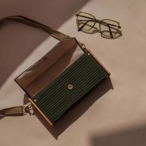 Buy Mini Clutch - Olive | Shop Verified Sustainable Womens Clutch on Brown Living™