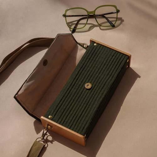 Mini Clutch - Olive | Verified Sustainable by Brown Living™