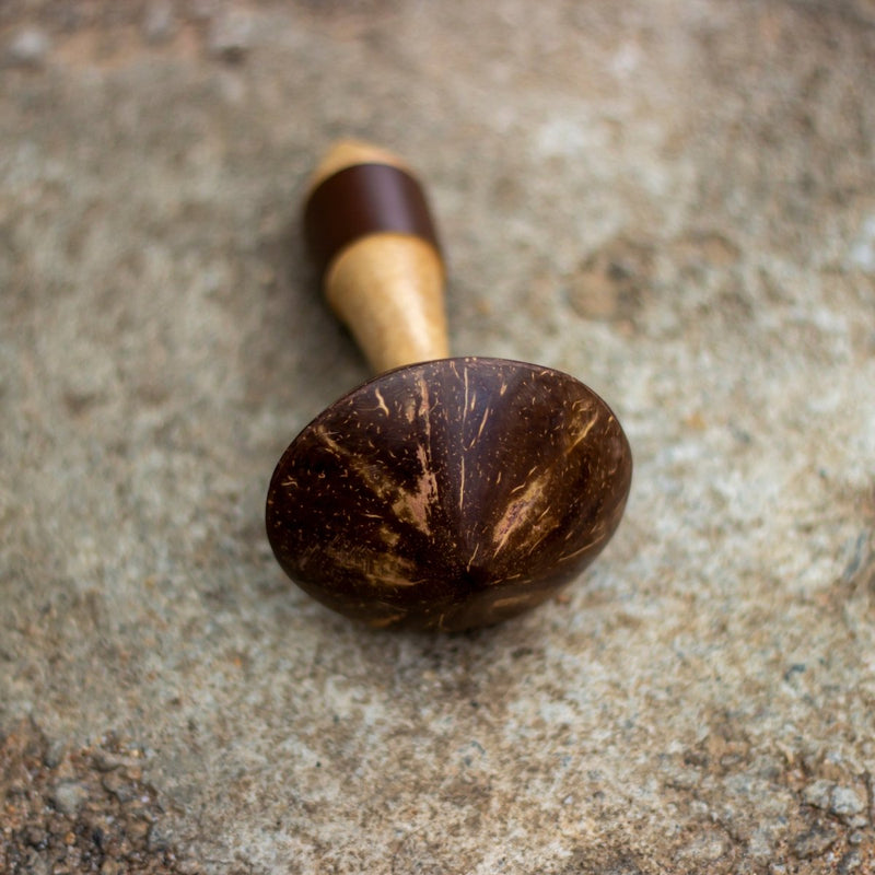 Buy Mini Handheld Coconut Shaker - Percussion instrument for Musicians, Children & for Sound healing | Shop Verified Sustainable Products on Brown Living