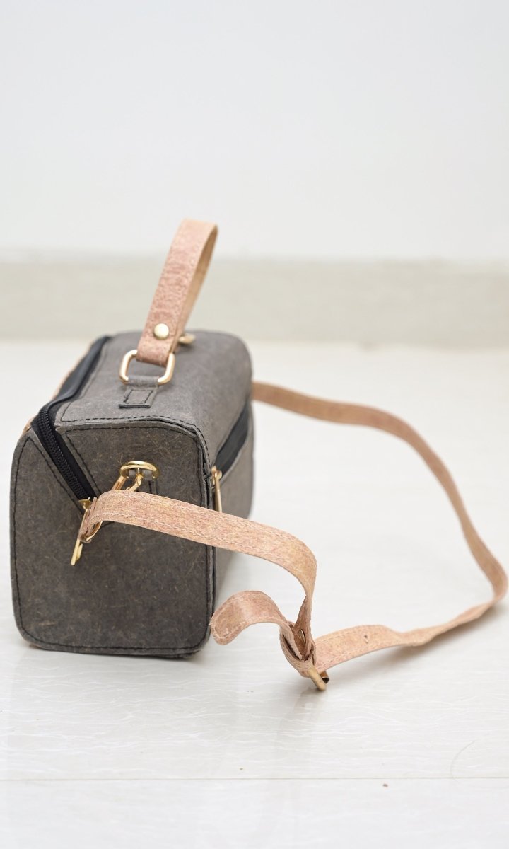 Buy Mini Natural Duffle | Made with coconut leather | Shop Verified Sustainable Products on Brown Living