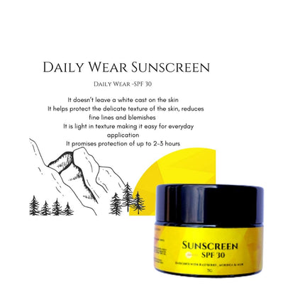 Mini Oxybenzone Free Daily Wear Sunscreen | SPF 30 | 7gm | Verified Sustainable by Brown Living™