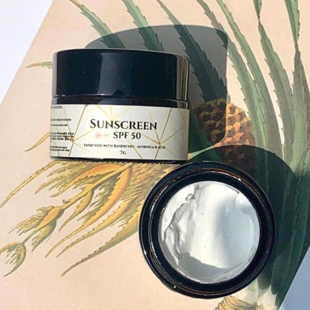 Mini Oxybenzone Free Mineral Sunscreen | SPF 50 | 7gm | Shop Sunscreen Lotion on Brown Living