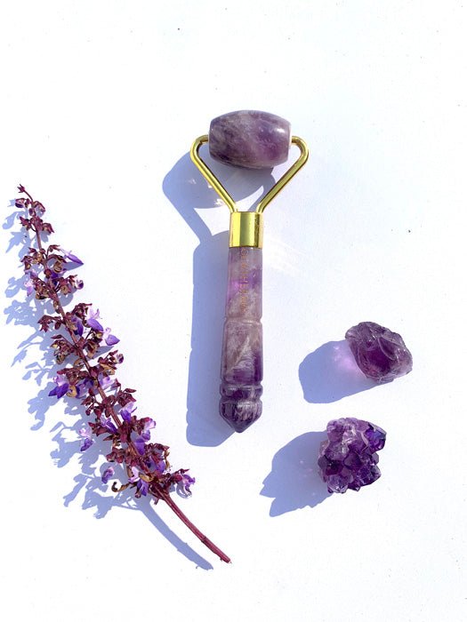 Buy Mini Roller Amethyst | Shop Verified Sustainable Massager on Brown Living™