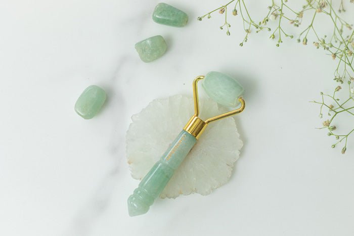 Buy Mini Roller Aventurine | Shop Verified Sustainable Massager on Brown Living™