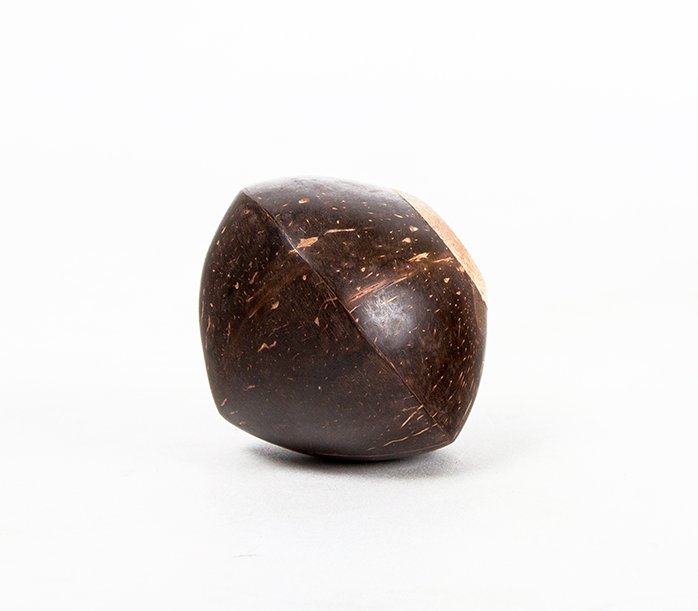 Mini Round Shaped Coconut Shaker - Percussion instrument for Musicians, Children & for Sound healing | Verified Sustainable by Brown Living™